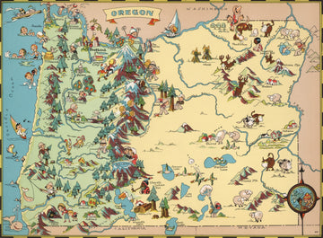 Oregon Wooden Map Jigsaw Puzzle Toys for Adults USA of State Map Decorate Puzzle Games 500 Piece