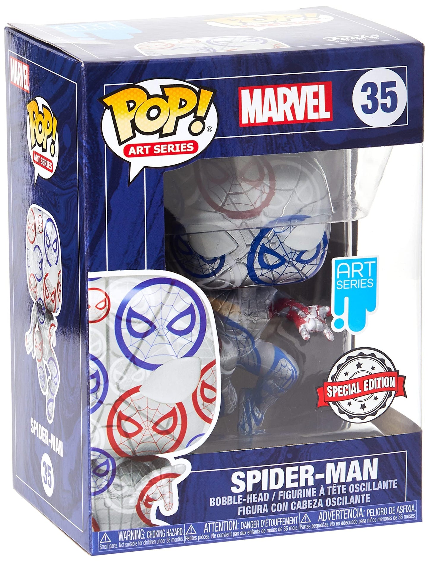Funko POP! Marvel Patriotic Age Spider-Man Exclusive Vinyl Figure - Multicolor, Model 56155