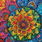 Cross & Glory 1000 Piece Jigsaw Puzzle - Rainbow Mandala Mirage, Large Size, Premium Quality, 20x27 Inches, 1.8mm Thick Cardboard