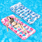 Inflatable Pool Float Lounger mature-themed 2 Packs  Giant Pool Raft Floaties Pool Floating  Swimming Pool Tanning Bed Chair Floats  Large Water Floats Lounge Set  Large Floating Hck Mat