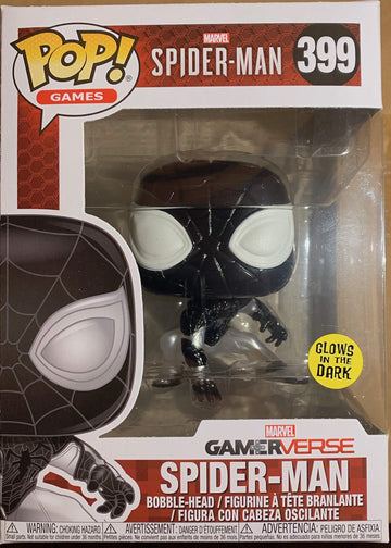 Funko Pop Games: Marvel Gameverse - Negative Spider-Man Glow In The Dark Collectible Figure, Multicolor