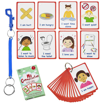 Special Needs My Communication Cards For Special Ed, Speech Delay Non Verbal Children And Adults With Autism 27 Flash Cards For Visual Aid Or Cue Cards