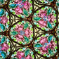 RII Handcrafted Etched Floral Pattern Lacquered Brass Kaleidoscope Includes Two Separate Turning Wheels-A Perfect Addition to an