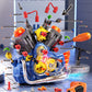Jovow Engine Building Kit, Kids Mechanic Toys for Motorcycle Engine Toy, STEM Engine Model Kit Toy with Cool Light and Music, Ed