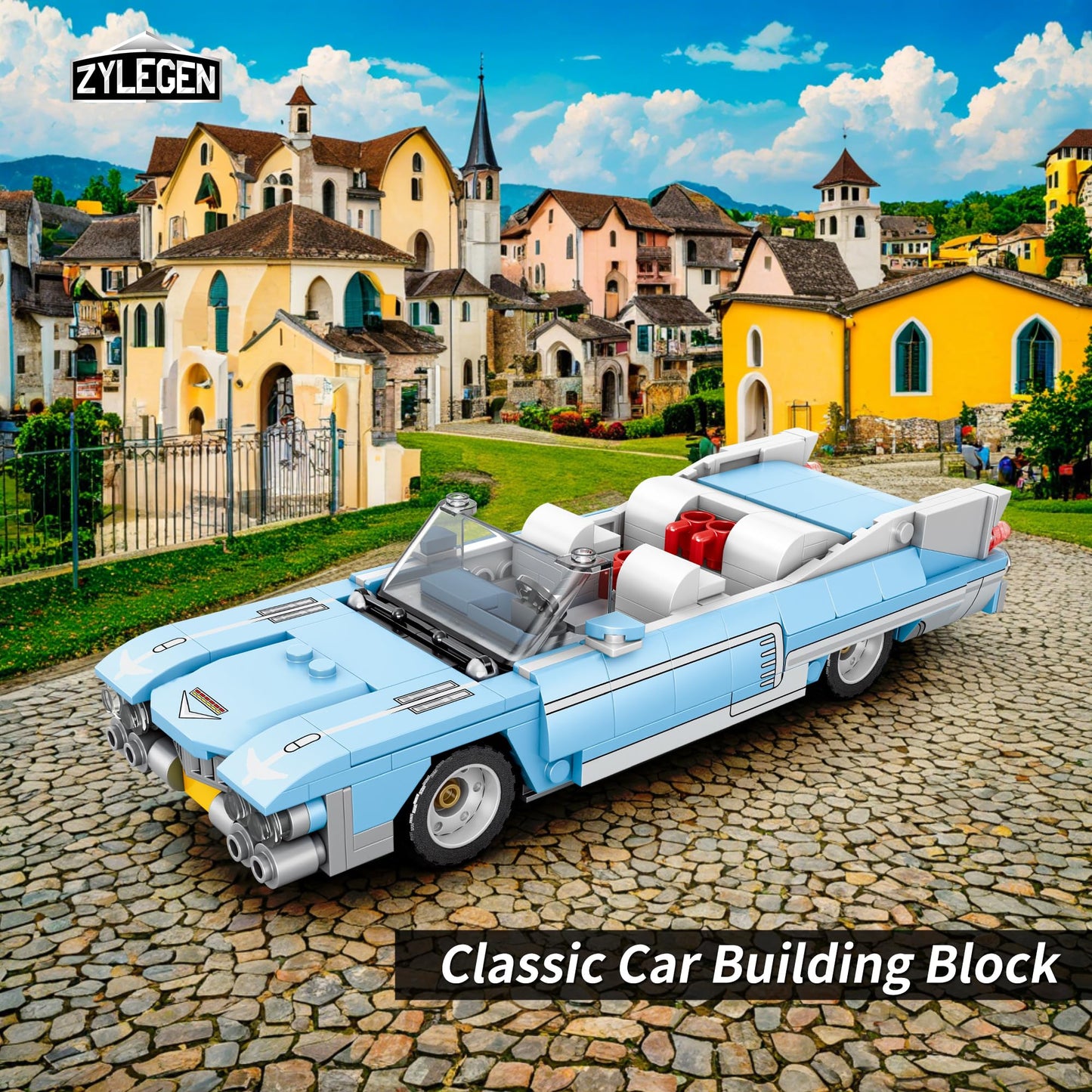 Zylegen Speed Racing Cars Building Sets For Kids, Mini Classic Moc Cars Building Blocks Toy Set, Model Cars Diy Building Kit Bir