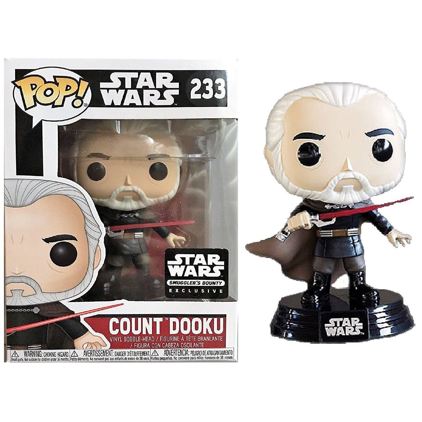 Funko Pop! Star Wars Smuggler'S Bounty Exclusive Count Dooku #233 Vinyl Figure
