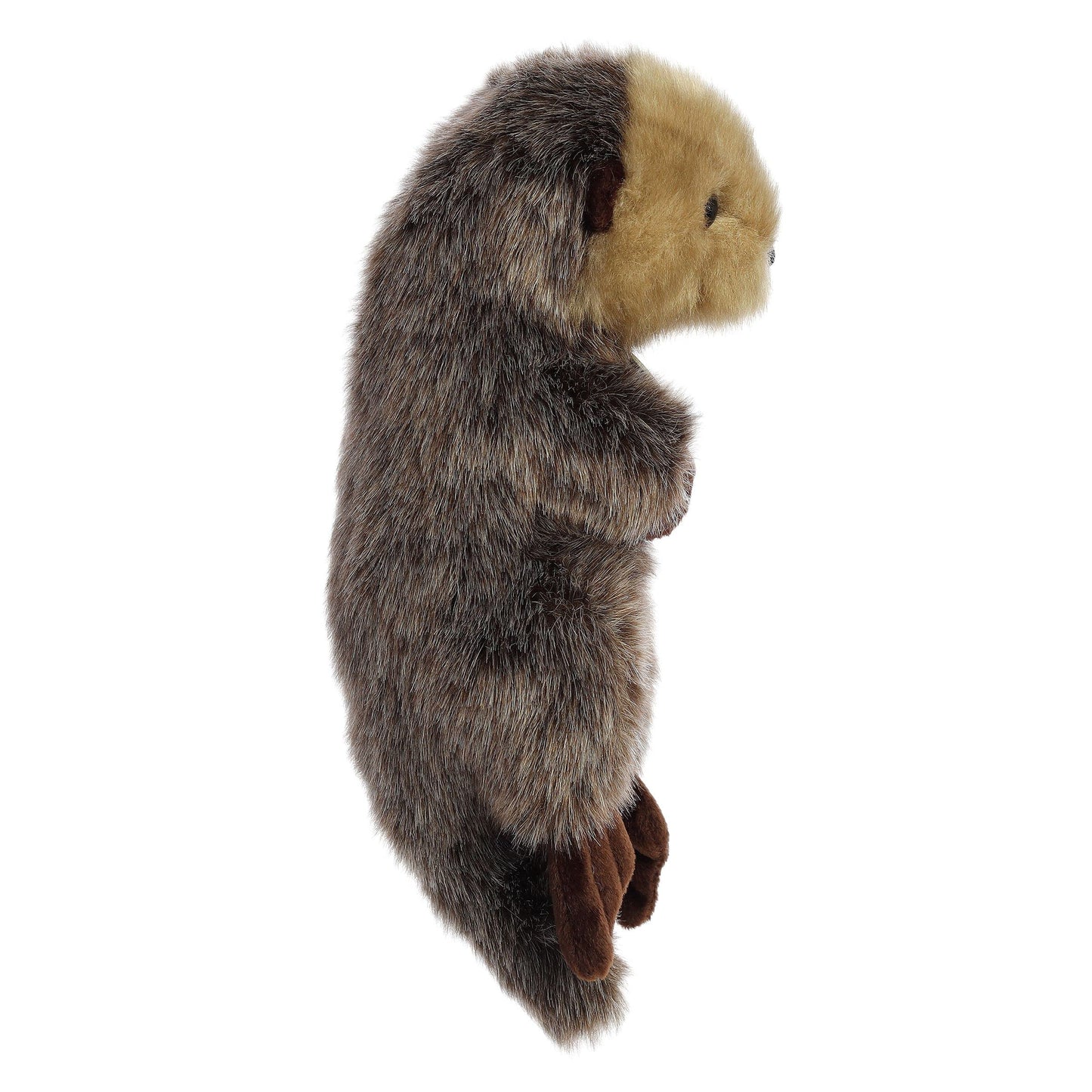 Aurora® Miyoni® Tots Baby Sea Otter Stuffed Animal, Brown, 9.5 Inches, Lifelike Detail, Model 26466, Soft Polyester