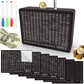 Piggy Bank For Adults Kids, Wooden Coin Bank For Boys And Girls, Adults Money Box With Counter For Savings Goal $2000 3000 5000 