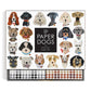 Galison Paper Dogs Playing Card Set - Two Deck Card Set Featuring 50 Dog Cards And 2 Cat Joker Cards, Packaged In A Sturdy Drawe
