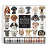Galison Paper Dogs Playing Card Set - Two Deck Card Set Featuring 50 Dog Cards And 2 Cat Joker Cards, Packaged In A Sturdy Drawe