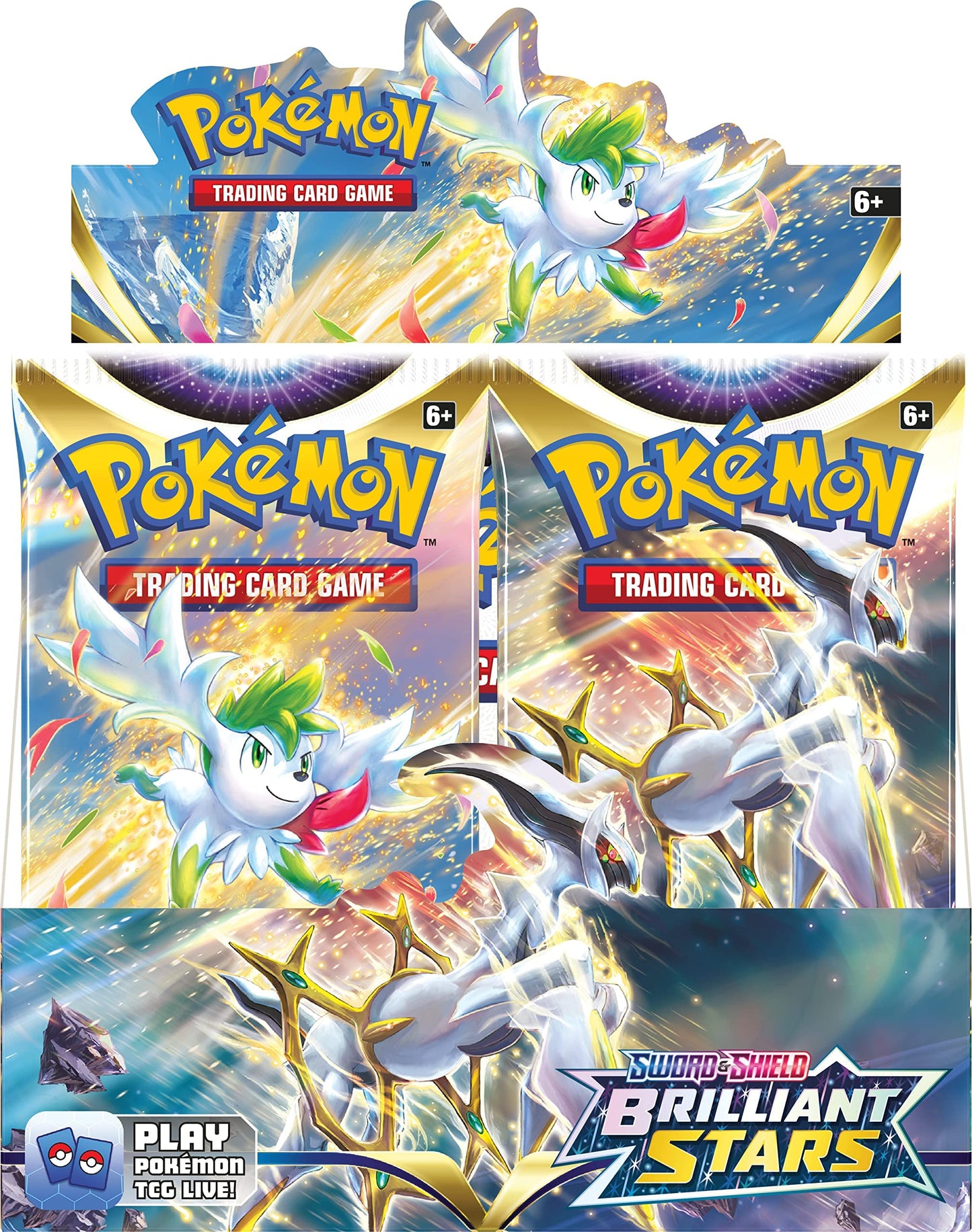 Pokemon TCG: decorative replica blade & Shield Brilliant Stars 36 Count Booster Box