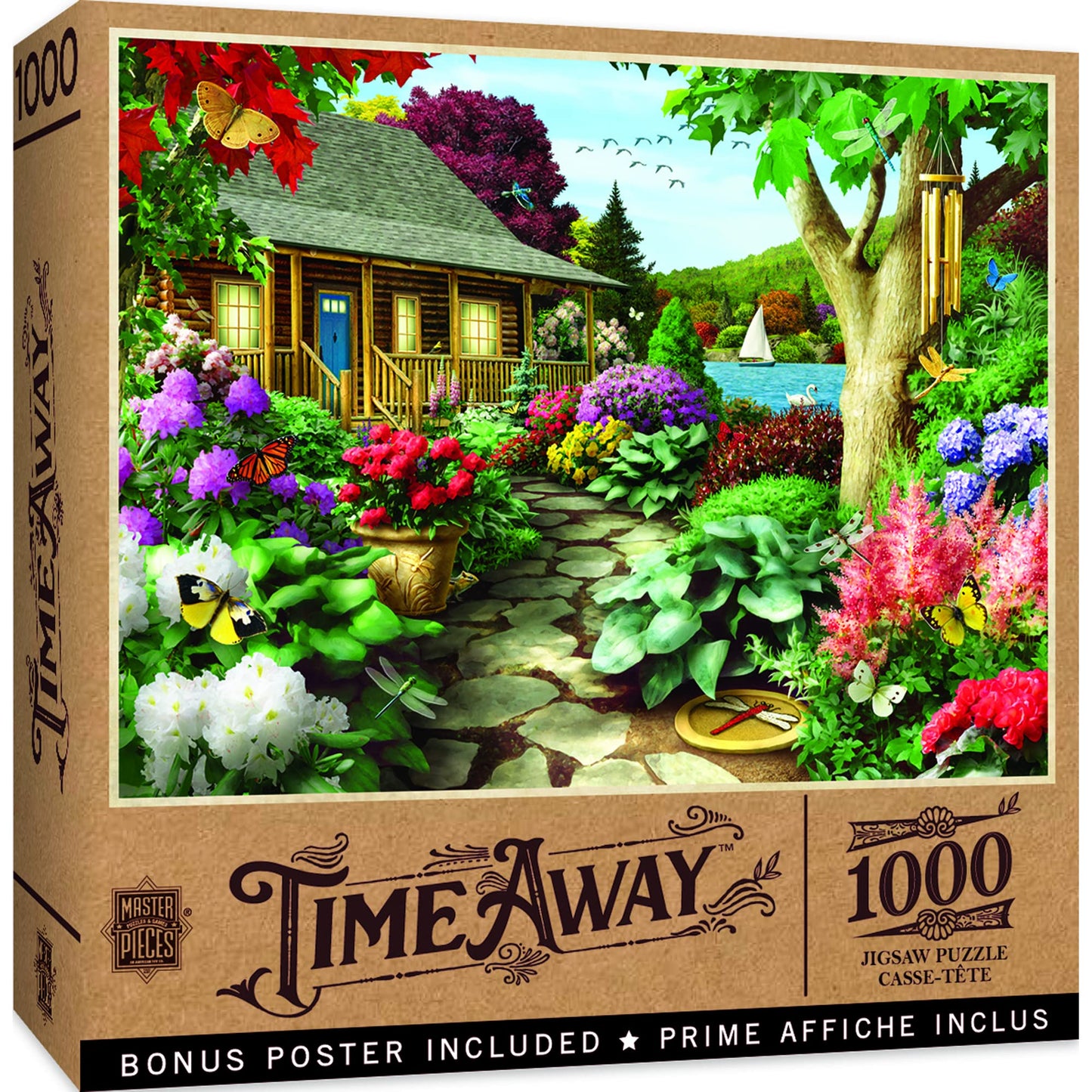 Dragonfly Garden 1000 Piece Jigsaw Puzzle