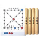 Lenith Yutnori Korean Board Games ??? Floor Games For Family, Adults, Party, Strategy Wood Stick Games (Premium)