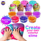 FUN KIDZ Jumbo Slime Kit - 33 Cups, Multicolored DIY Slime Pack, Plastic, 16Wx12Lx3.15H, Perfect Party Favors for Kids