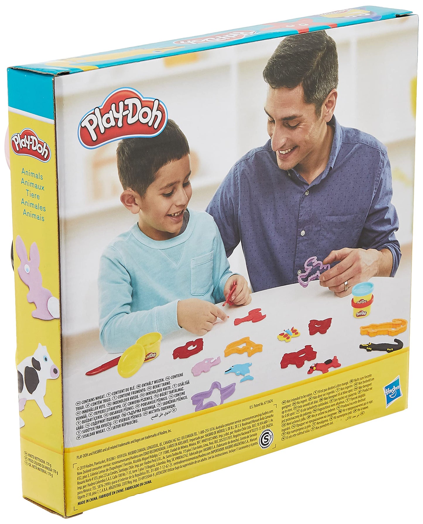Play-Doh Fun Shapes, Multi-Colour, Animals