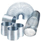 The Dreidel Company Silver Metal Coil Spring, Goody Bag Fillers, Party Favor For Kids, Variety Of 2.4' (60Mm) Individually Boxed (3-Pack)