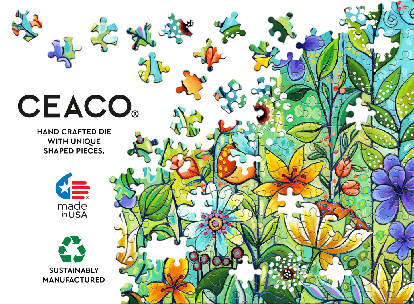 Ceaco - The Garden Party - 300 Oversized Piece Jigsaw Puzzle