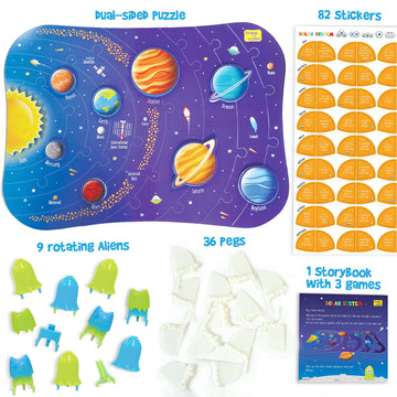 Imagimake Mapology Solar System For Kids | Educational Toys For Kids 5-7 | Space Toys | Puzzles For Kids Ages 4-8 | 6 Year Old Boy Gifts & Girl Gifts
