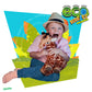 Ecobuddiez - Giraffe From Deluxebase. 13 Inch Giraffe Plush Toy. Eco Friendly Child Safe Giraffe Stuffed Animal Made From Recycled Plastic Bottles.