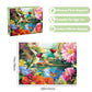 500 Pieces Puzzles For Adults Puzzle Hummingbird Flower Jigsaw Puzzles 500 Piece For Adults Kids Seniors, Letters On Back Challe
