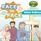 Harvest Time Partners Face To Face Card Game - Bible Edition - Includes 96 Biblical Events That Teach Character Development, Age