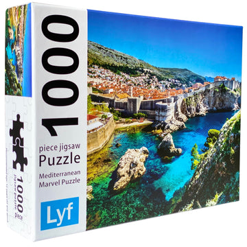 Lyf Jigsaw Puzzle 1000 Piece - Mediterranean Marvel Series 01 Dubrovnik Croatia Premium Quality Puzzles For Adults 1000 Piece Fi
