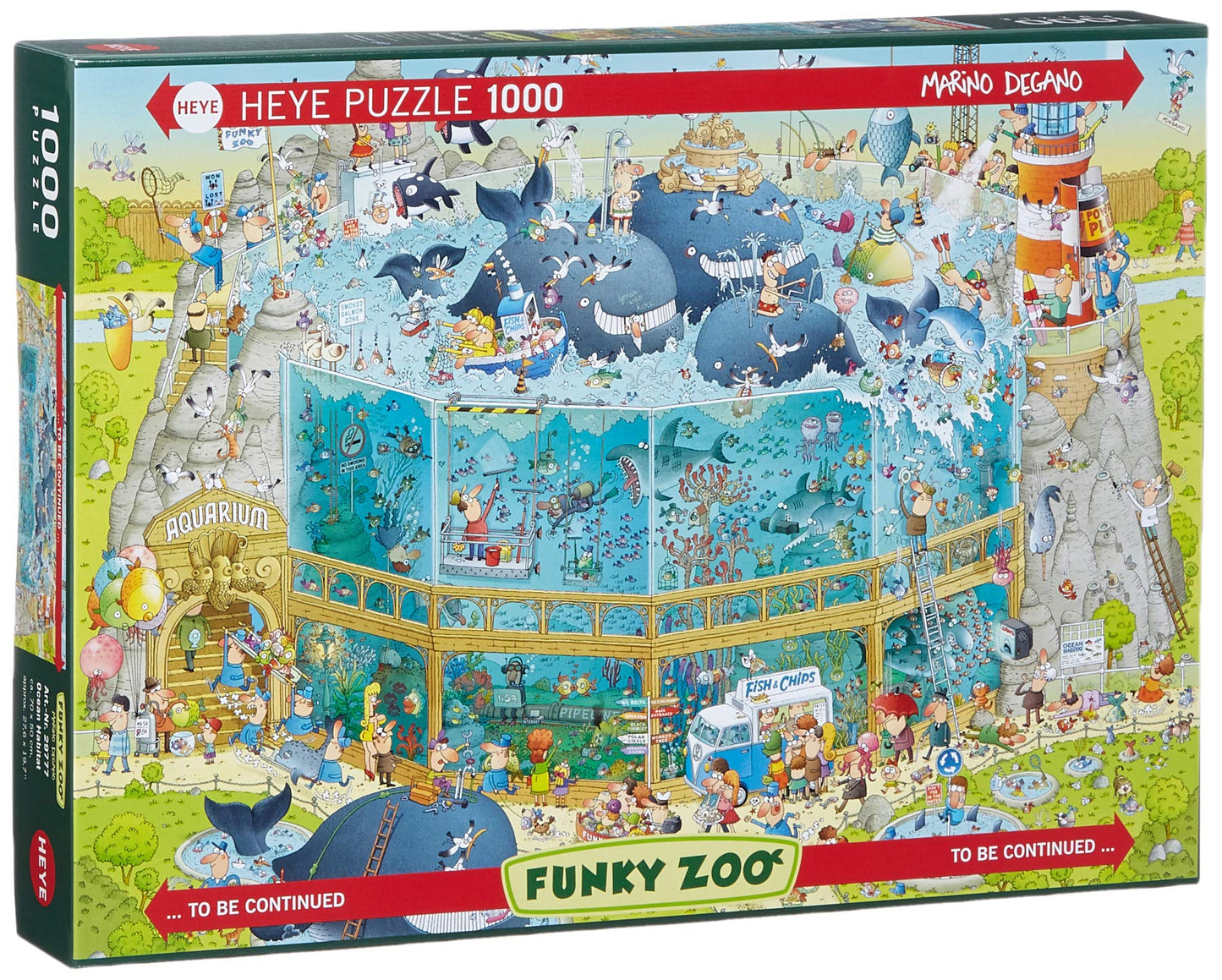Heye 29777 'Ocean Habitat Puzzle (1000-Piece)