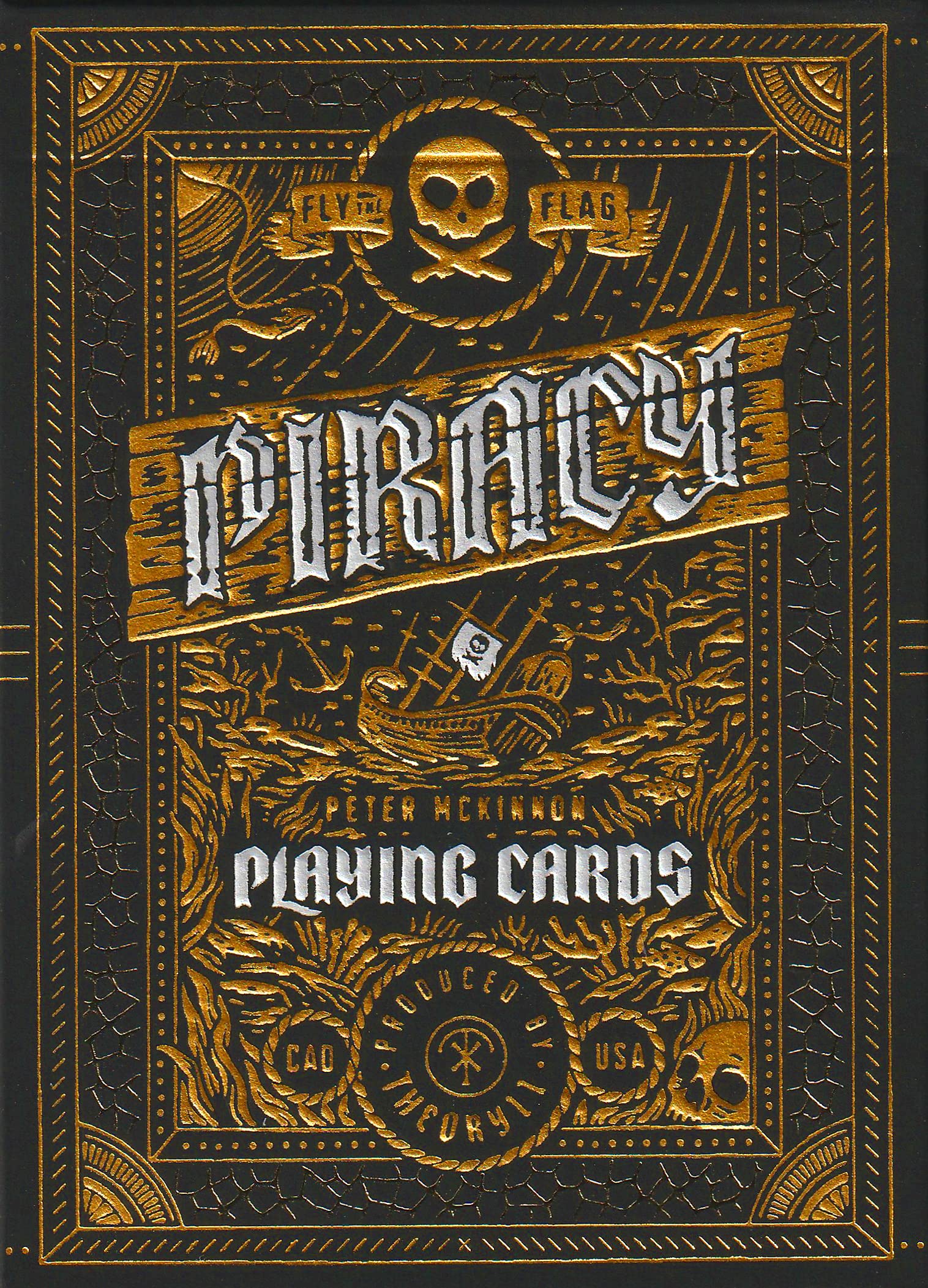 theory11 Piracy enhanced elegant Playing Cards  game-style Size Standard Index  Foil Playing Cards