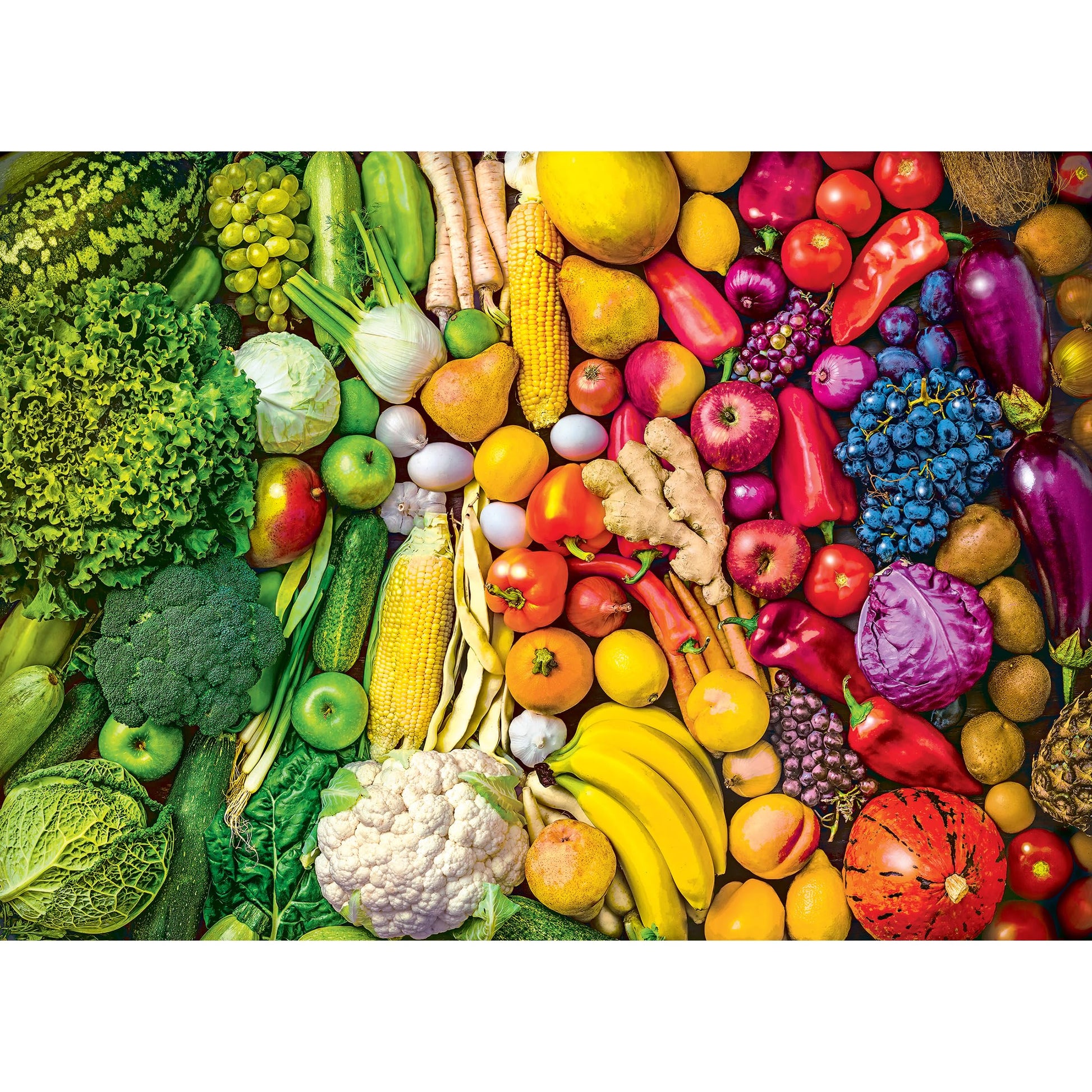 RoseArt - Kodak enhanced - Rainbow Superfoods - 1000 Piece Jigsaw Puzzle for mature-themeds