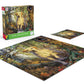 Ceaco 500 Piece Jigsaw Puzzle - Mark Fredrickson Yellow Lab - Multicolor - 19 x 19 inches - Cardboard