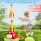 Powza 3 In 1 Musical Jump, Toss Ring Game Toy And Stomping Launch Rocket Launcher For Kids Outdoor Toys With Remote Control, Indoor Outside Toys For Kids Ages 4-8 Toys For Ages 5-7 8-13 Kids Gifts