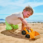 Hape Beach and Sand Toys Monster Digger Toys, Yellow, L: 9.1, W: 5.1, H: 5.3 inch