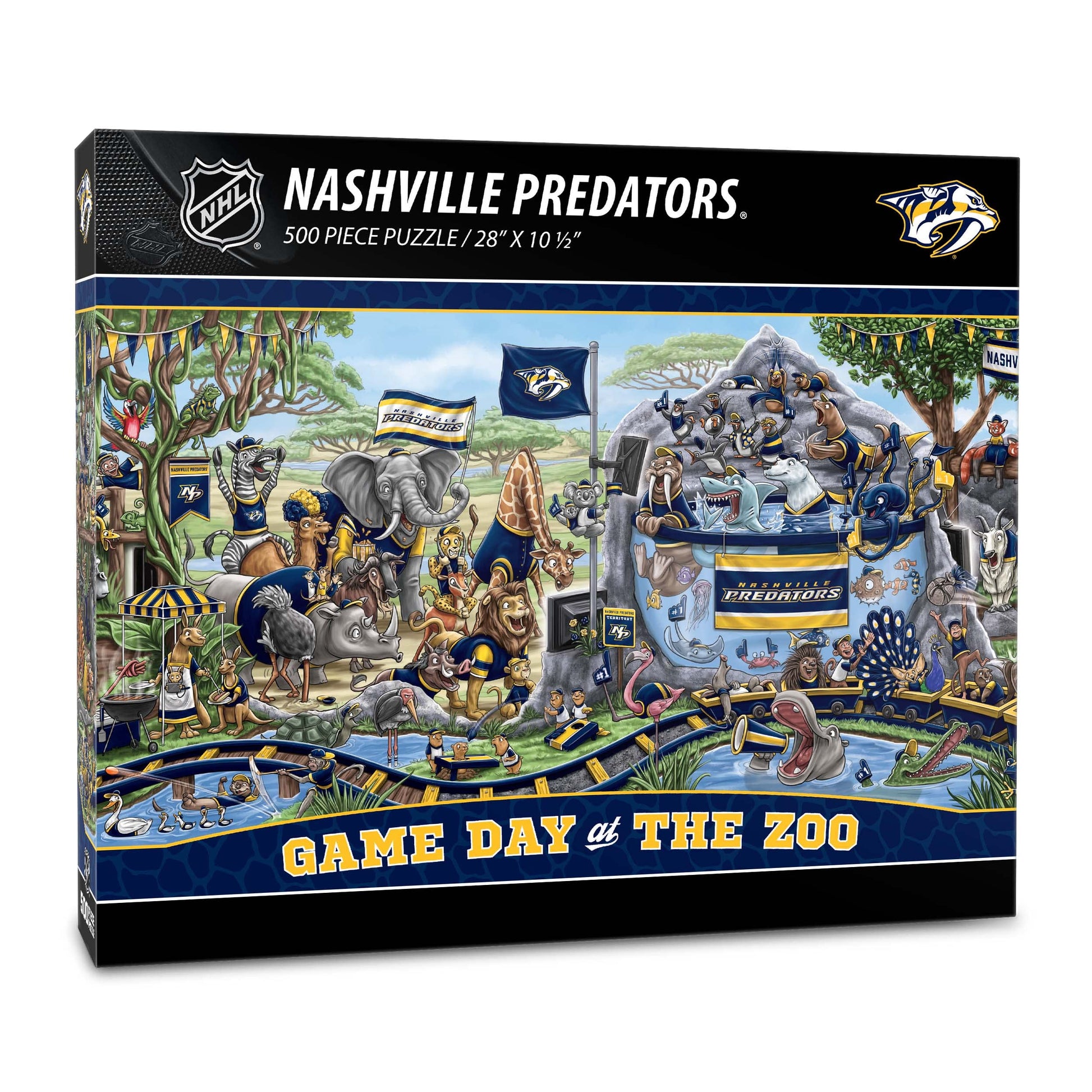 YouTheFan NHL Nashville Predators Game Day at The Zoo 500pc Puzzle