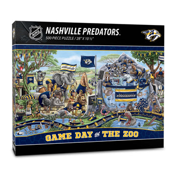 YouTheFan NHL Nashville Predators Game Day at The Zoo 500pc Puzzle