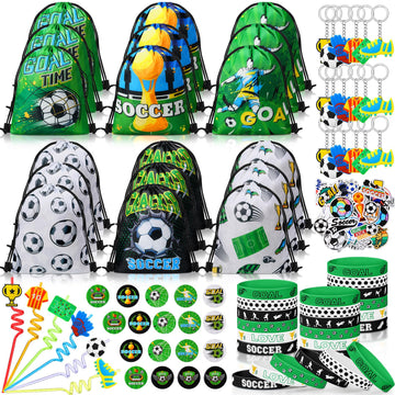 Sadnyy 140 Pcs Baseball Party Favors Birthday Party Decorations Supplies Drawstring Bags with Silicone Bracelets Keychains Straw