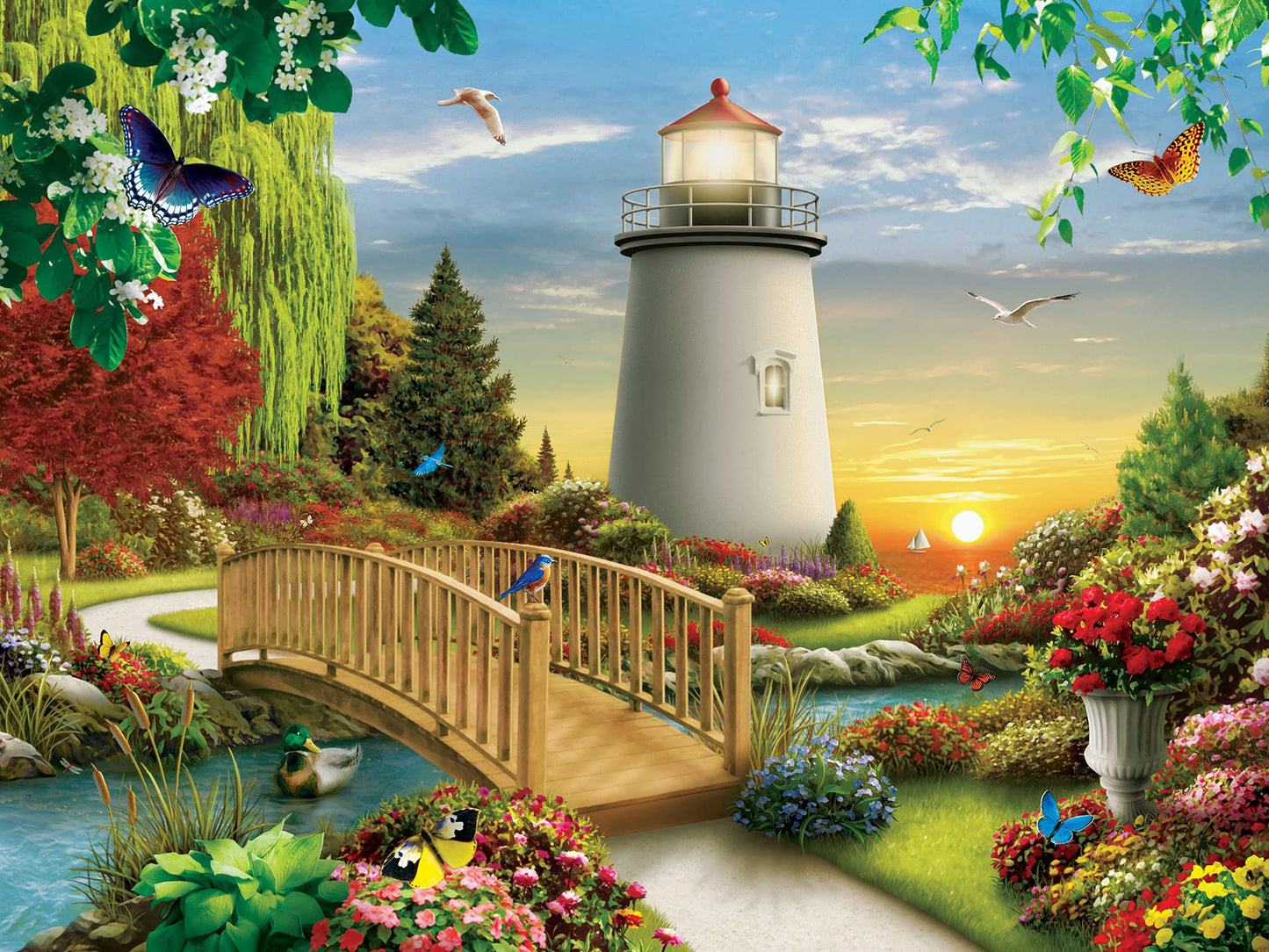 Masterpieces 750 Piece Jigsaw Puzzle For Adults And Family - Dawn Of Light - 18''X24''