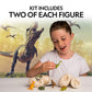 National Geographic Dinosaur Dig Kit - 12 Dino Shaped Bricks With Figures Inside & Excavation Tool Sets, Egg Hunt Or Party Activity, Great Stem Toy For Boys & Girls, Easter Basket Stuffers