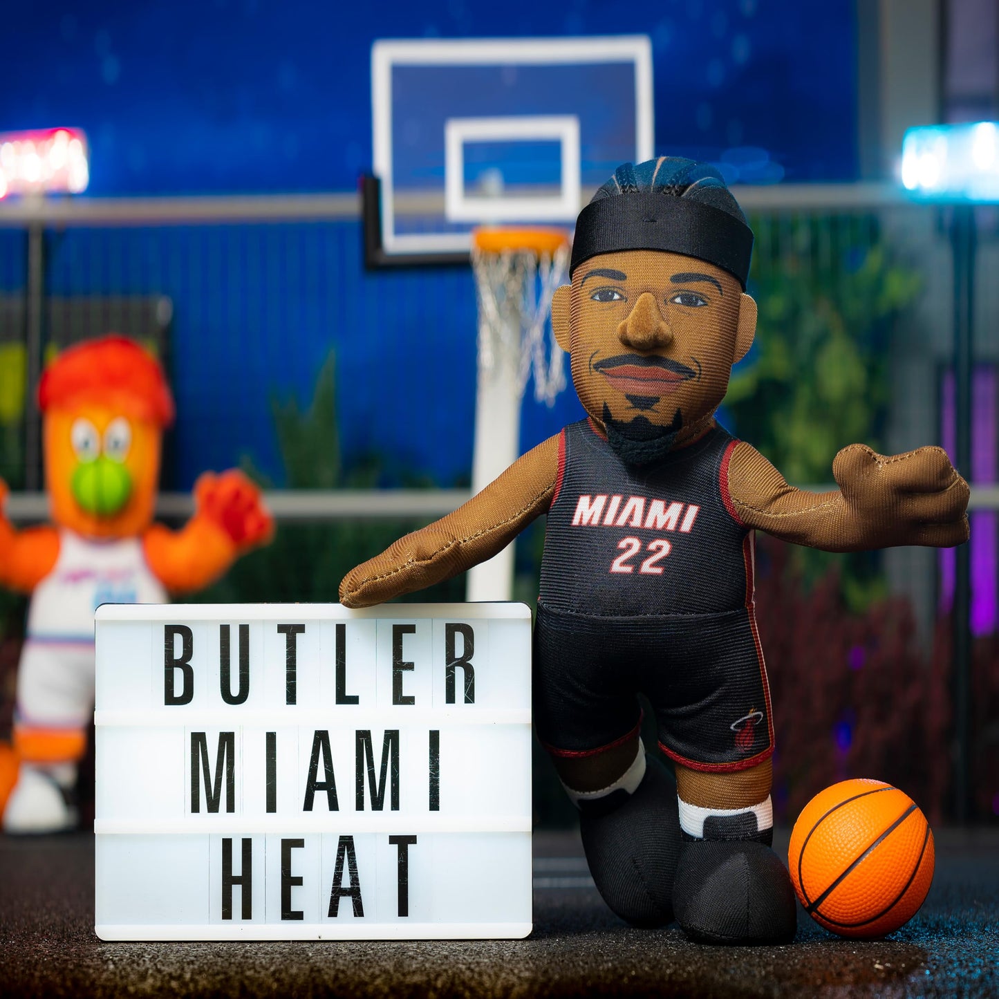 Bleacher Creatures 10" Plush Figure - Miami Heat Jimmy Butler - Polyester, Play or Display, Model P1-NBP-HEA-JBUX