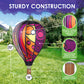 Hot Air Balloon Hanging Garden Spinner 22' - Vibrant Warm Orbit Design, Weather-Resistant Outdoor Decor, Durable & Lightweight For Patios, Yards, And Gardens - Eye-Catching Wind Spinner