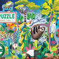 Eeboo: Rainforest Life 20 Piece Jigsaw Puzzle, Aids In Development Of Pattern, Shape, And Color Recognition, Offers Children A Challenge, Perfect For Ages 5 And Up