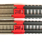 TrainLab.com adapters compatible with Thomas & Friends TrackMaster New Gray & Old Brown tracks  essential Trackmaster track accessories for easy expansion! (2pc) (Red)