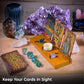 Curawood Tarot Card Holder Stand - Display Your Daily Draw - Tarot Card Stand For Display - Witchy Gifts, Witchcraft Supplies -