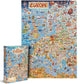 Jigsaw Puzzles For Adults 1000 Piece Map Of Europe Puzzle - European Jigsaw 1000 Piece Jigsaw Puzzles For Adults And Kids - Geog