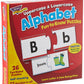Trend Enterprises: Fun-To-Know Puzzles: Uppercase & Lowercase Alphabet, Learn Letter & Case Recognition, 26 Two-Sided Puzzles, Self-Checking, 52 Puzzles Total, For Ages 3 And Up