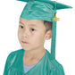GraduatePro Kindergarten Graduation Cap and Gown Package Class of 2025 for Kids with Stole Certificate as Party Gift Emerald 30