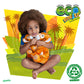 Ecobuddiez - Tiger From Deluxebase. 12 Inch Tiger Plush Toy. Eco Friendly Child Safe Tiger Stuffed Animal Made From Recycled Plastic Bottles.