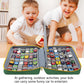 KISLANE Toy Car Storage Case - Holds 48 Cars, Green Polyester, Model KL20010