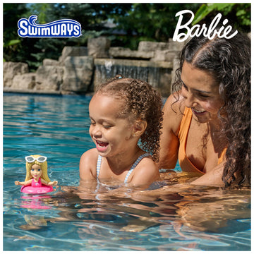 SwimWays Barbie Floatin' Figures, Swimming Pool Accessories & Kids Pool Toys, Barbie Party Supplies & Water Toys for Kids Aged 3