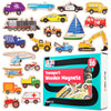 Spark & Wow Wooden Magnets | Transport | Magnets For Kids Ages 2+ | Open-Ended Play | Adhere To Fridges, Whiteboards And More