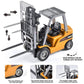 Forklift Truck Toy With Moveable Joint, 1:50 Scale Diecast Warehouse Lifting Vehicle For Kids, Forklift Toy, Alloy Fork Truck Mo